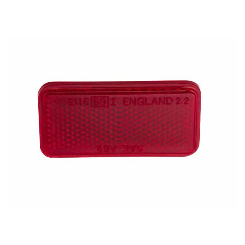 REFLECTOR & RIM ASSEMBLY (RED) USA:  MGB, MGC 68-69