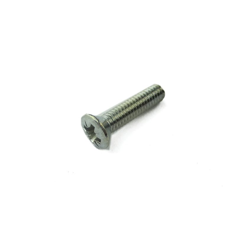 CHROME COUNTERSUNK SCREW #8:  TR4, TR4A