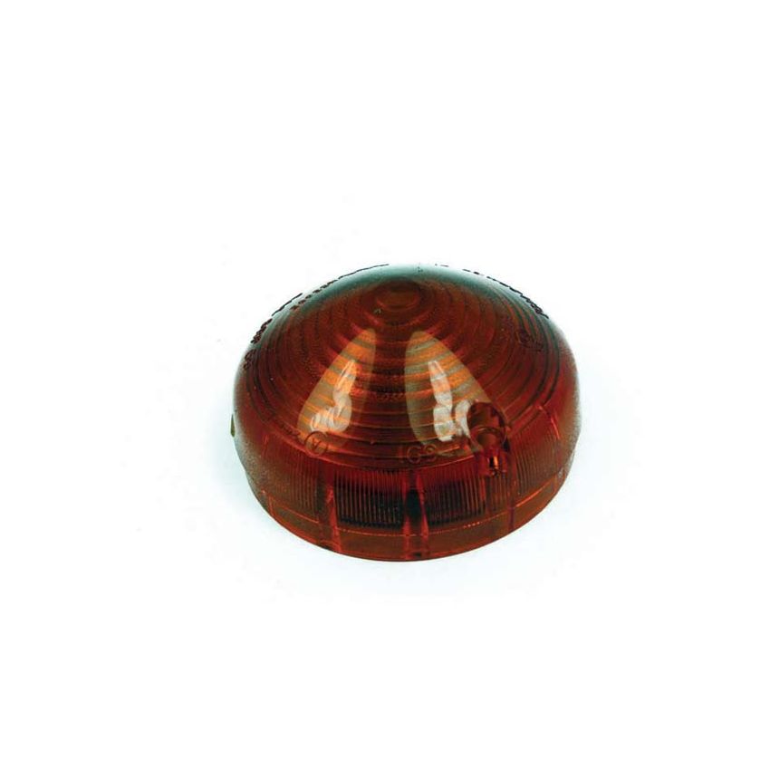 AMBER LENS:  TR4, TR4A, TR5, TR250, AH BJ8, MORGAN 4/8