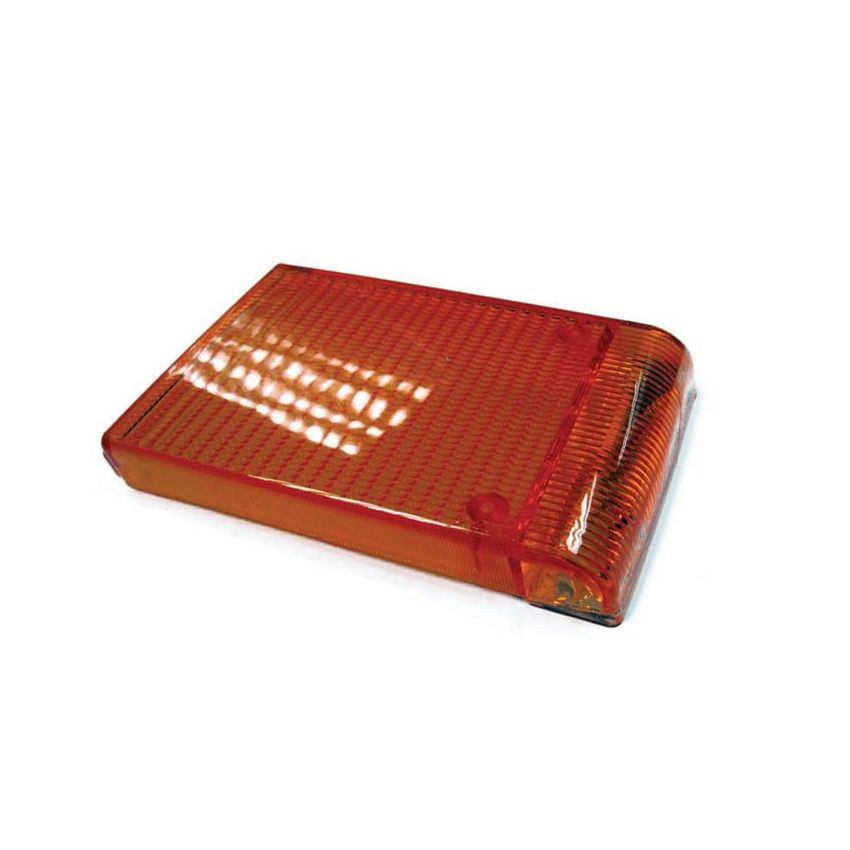 RH REAR FLASHER LENS (AMBER):  TR6