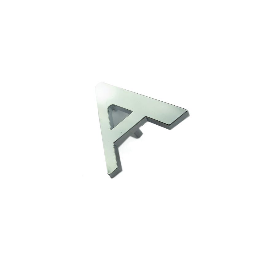 CHROME EMBLEM A:  TR4A 65-67, TR5, TR6