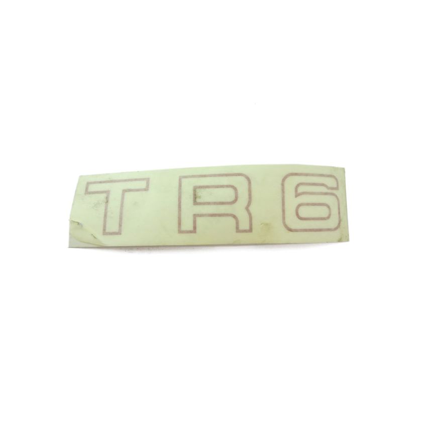DECAL RED REAR:  TR6