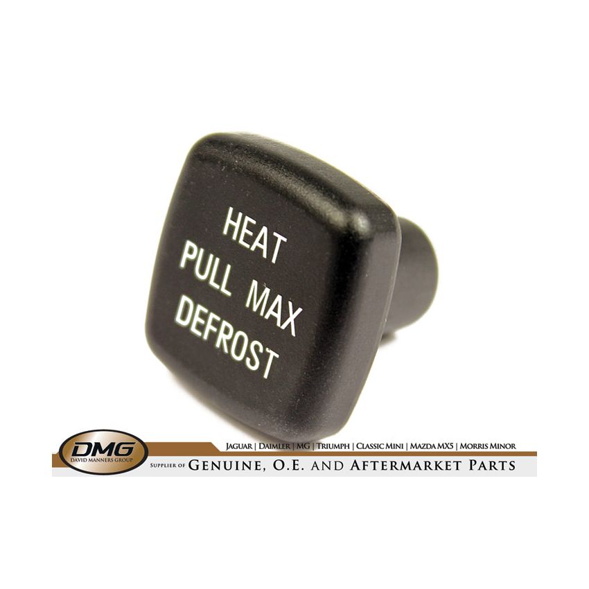 KNOB HEATER PUSH/PULL:  T2000, TR250, TR6