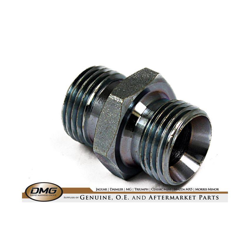 ADAPTOR 1/2 OIL PIPE:  MGB, MGC V8