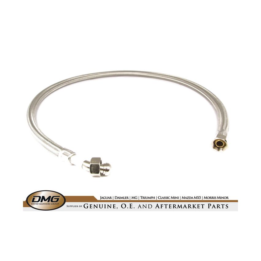 OIL HOSE STAINLESS:  MGB 74>