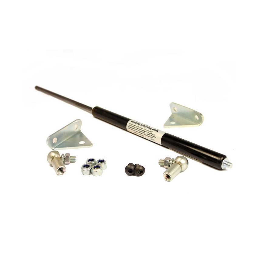 TELESCOPIC BOOT STAY KIT: MORRIS MINOR SALOON, CONV LATE