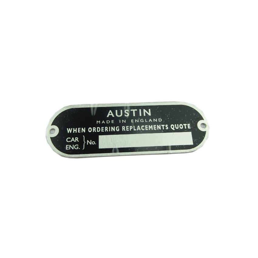 CHASSIS PLATE (AUSTIN):  AH