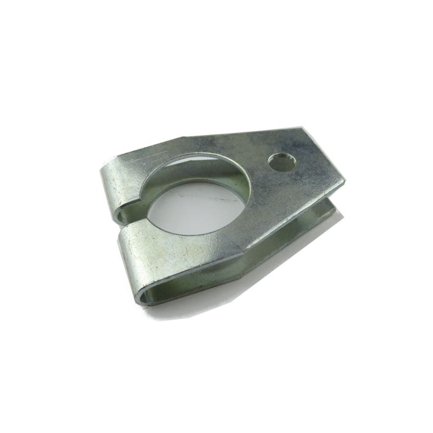 EXHAUST BRACKET (PINCH TYPE WITH HOLE):  MORRIS MINOR
