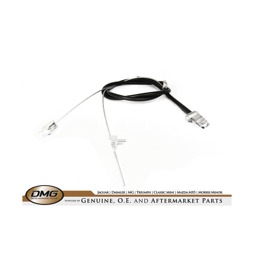 HANDBRAKE CABLE (WIRE WHEEL):  MGB 67-74