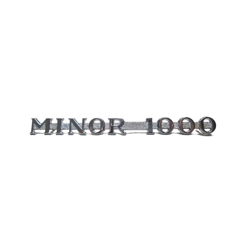MINOR 1000 LOGO BONNET SIDE: MORRIS MINOR
