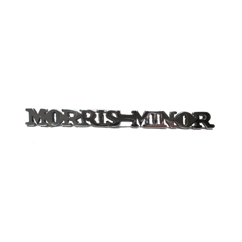 MORRIS MINOR LOGO BONNET SIDE:  MORRIS MINOR