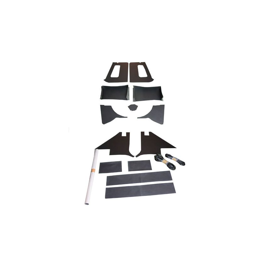 COMPLETE TRIM KIT (BLACK):  MGA ROADSTER