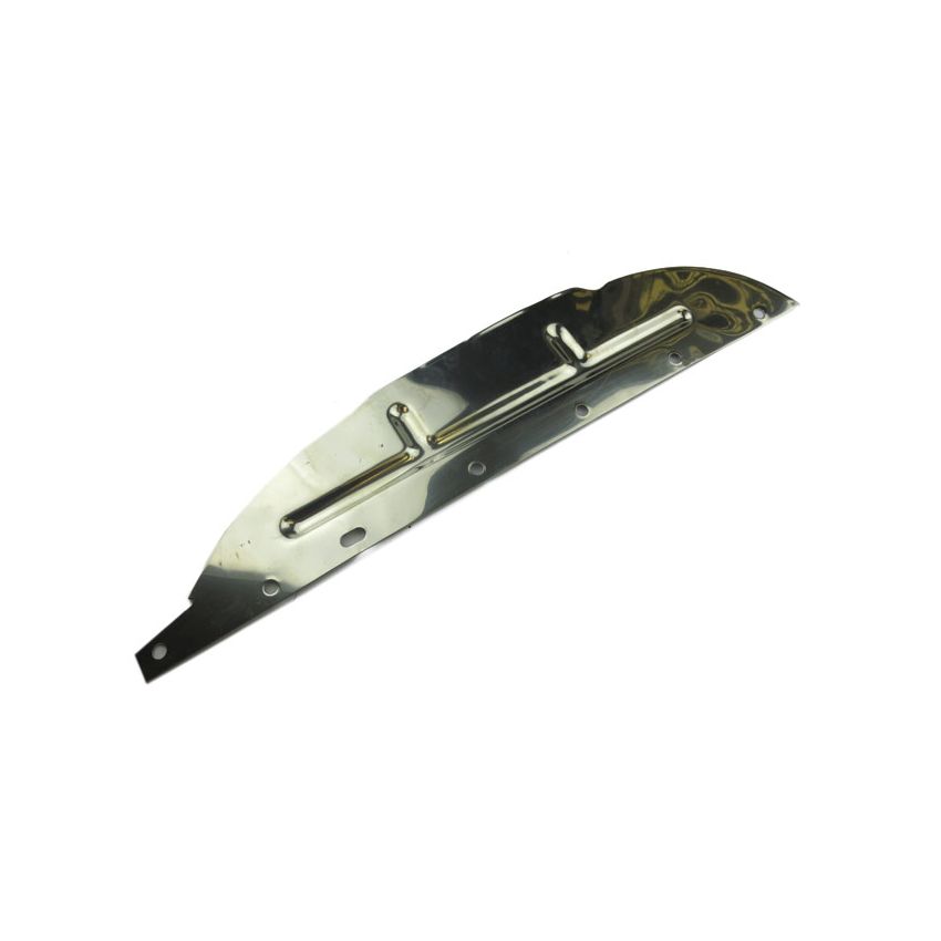 LH SPLASH PLATE (S/STEEL):  MGB