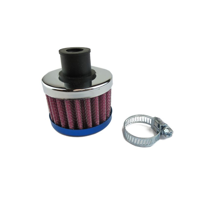 CRANK CASE BREATHER 12MM INLET BLUE: MORRIS MINOR