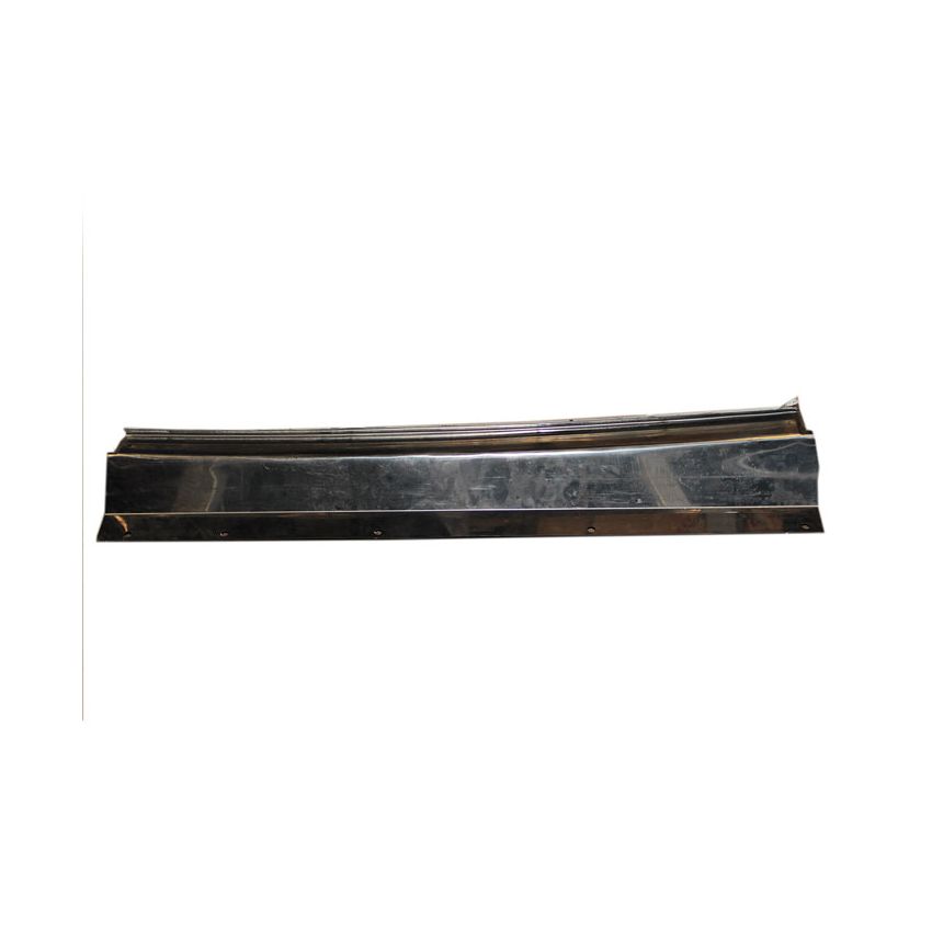LH KICK PLATE 2-DOOR (S/STEEL):  MORRIS MINOR