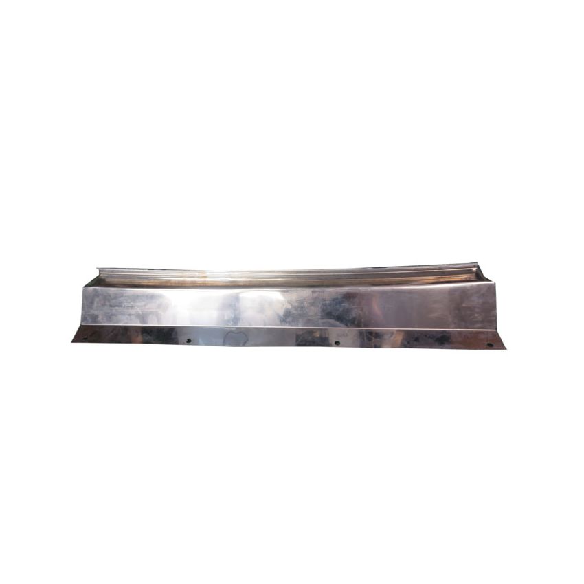 LH FRONT KICK PLATE 4-DOOR (S/STEEL):  MORRIS MINOR