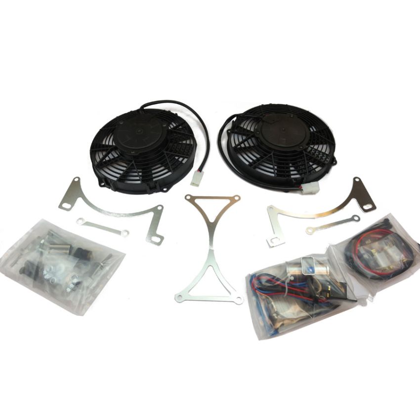 REVOTEC FAN UPGRADE KIT (TWIN FAN):  MGB V8