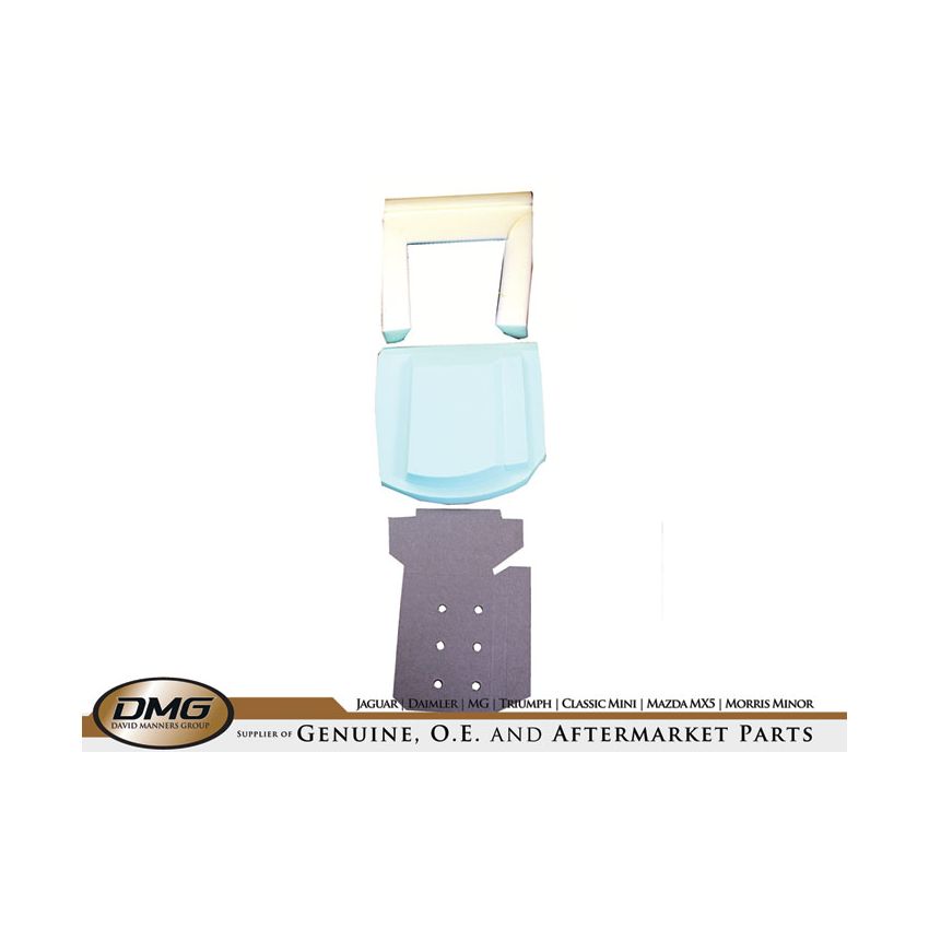 LH SEAT BASE FOAM (FOR RECLINING SEAT):  SPITFIRE MKIV-1500, GT6 MKIII