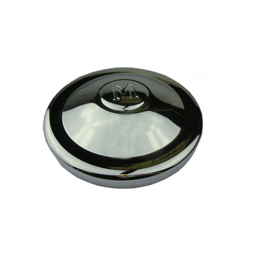HUB CAP (CHROME) LATE:  MORRIS MINOR SALOON, CONV, TRAV