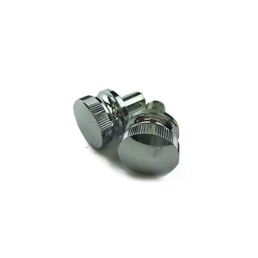 KNURLED NUT SET 2PCS FOR ROCKER COVERS: MORRIS MINOR