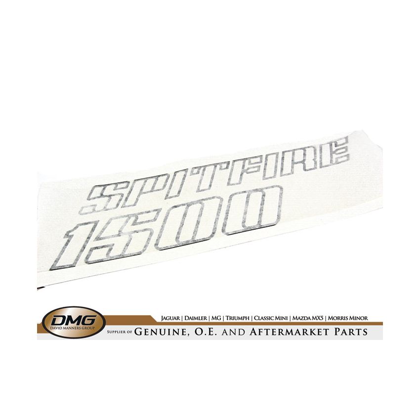 BONNET DECAL (BLACK):  SPITFIRE 1500
