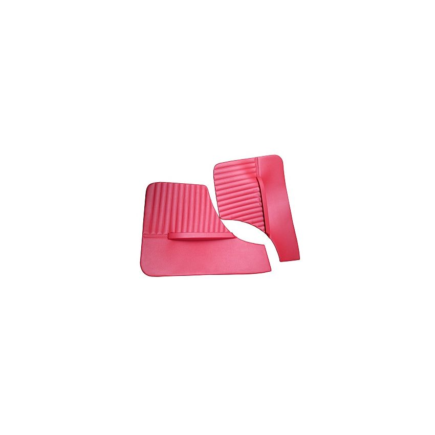 REAR QUARTER PANELS RED PAIR 64-71 2-DOOR: MORRIS MINOR