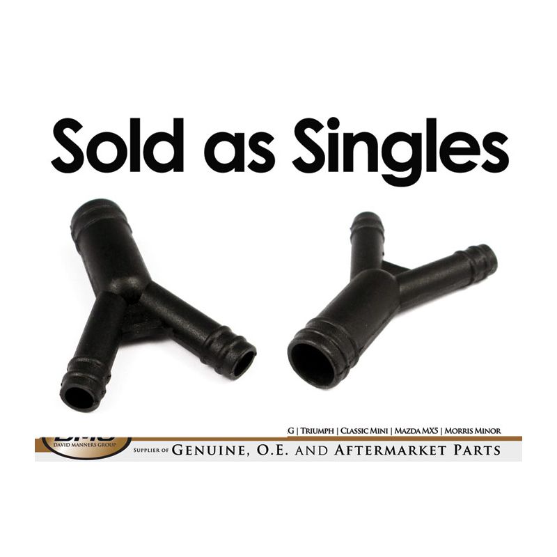 Y-PIECE BREATHER:  MGB, MIDGET, MINI