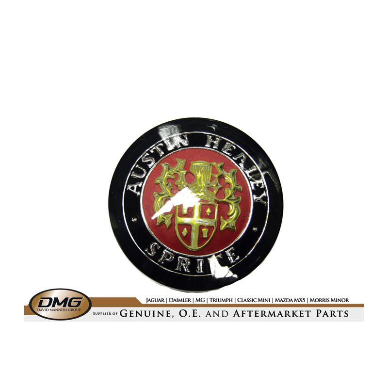 BONNET BADGE (ROUND):  SPRITE MKI-III, MIDGET MKI-II