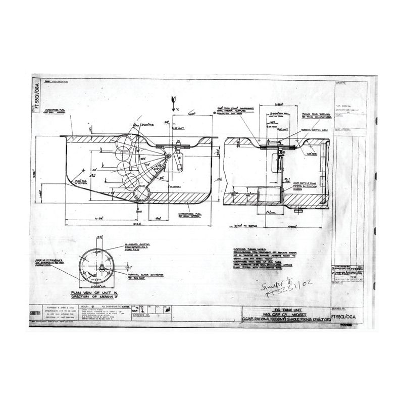TANK SENDER UNIT:  S&M 62-67