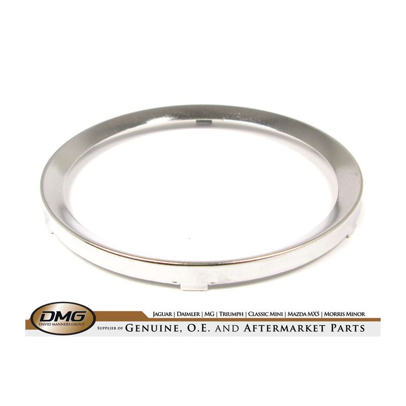 BEZEL 4"  GAUGE CHROME:  MGA, MGB, SPITFIRE, S&M, GT6