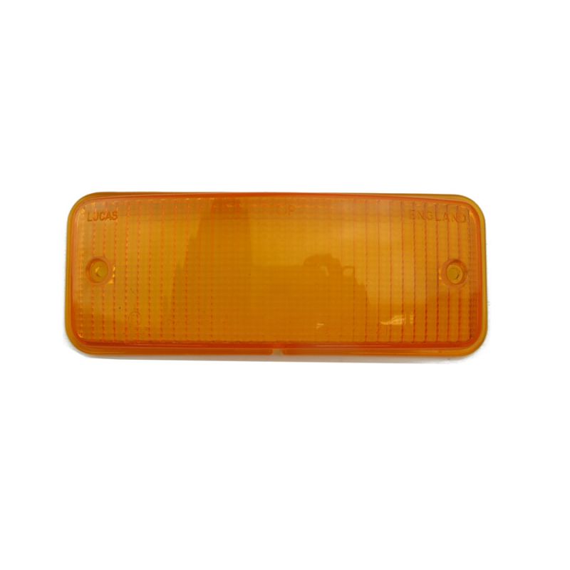 FRONT INDICATOR LENS (AMBER):  MGB 75>