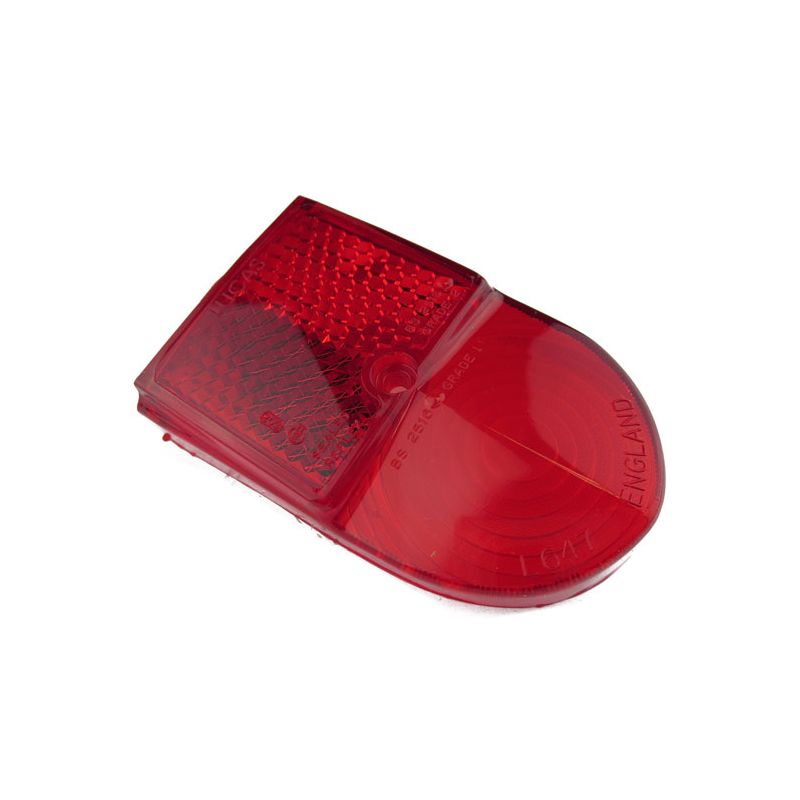 LH REAR LENS (RED):  MGA MKII, MINI MKI