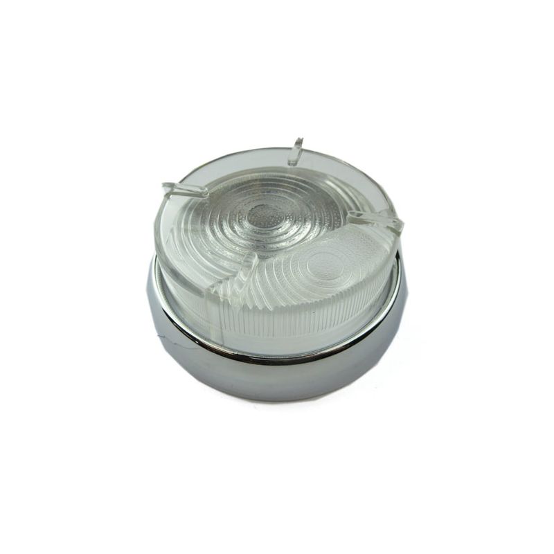 FRONT SIDE LENS LHD WHITE:  MGA 1600 59-62, MM