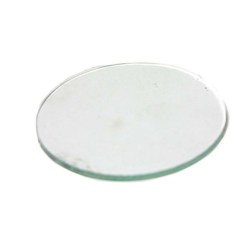 GLASS 2"DIA FLAT:  MGB 62-75, S&M 63-79