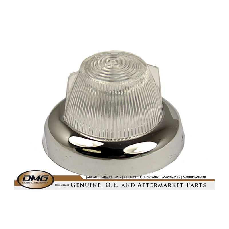 SIDE LENS WHITE:  TR4A, TR5, TR6