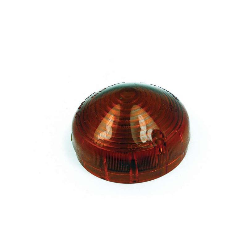 AMBER LENS:  TR4, TR4A, TR5, TR250, AH BJ8, MORGAN 4/8