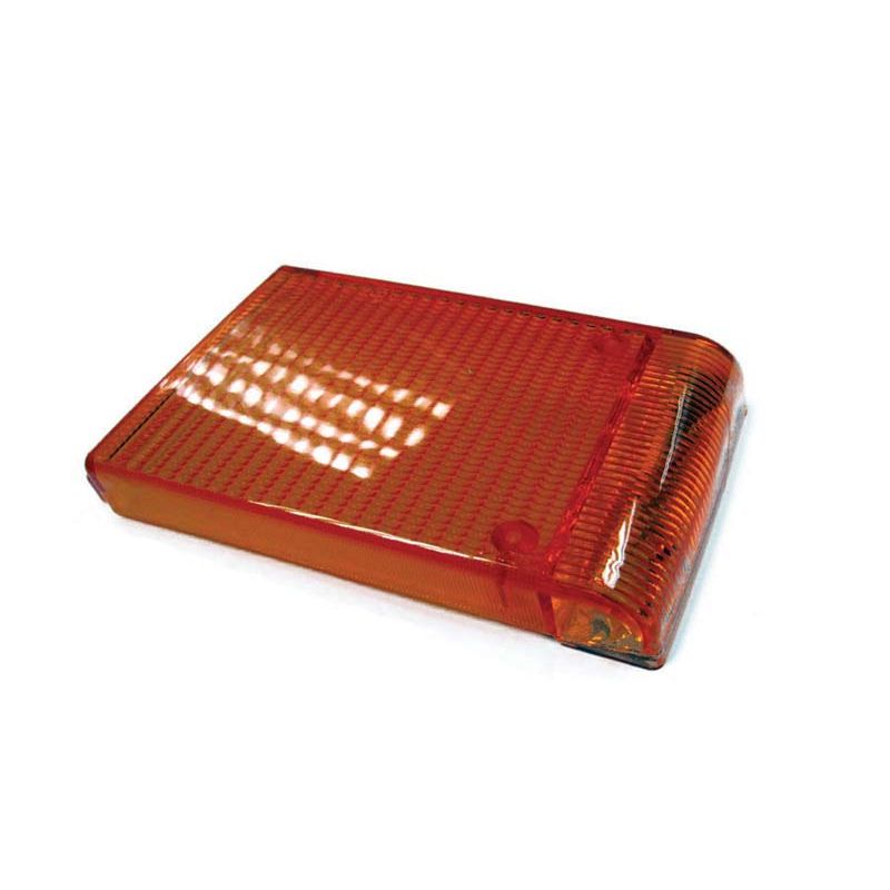 RH REAR FLASHER LENS (AMBER):  TR6