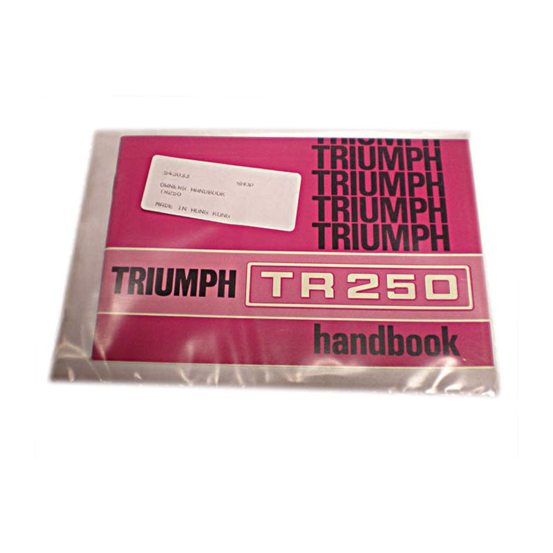 OWNERS HANDBOOK:  TR250