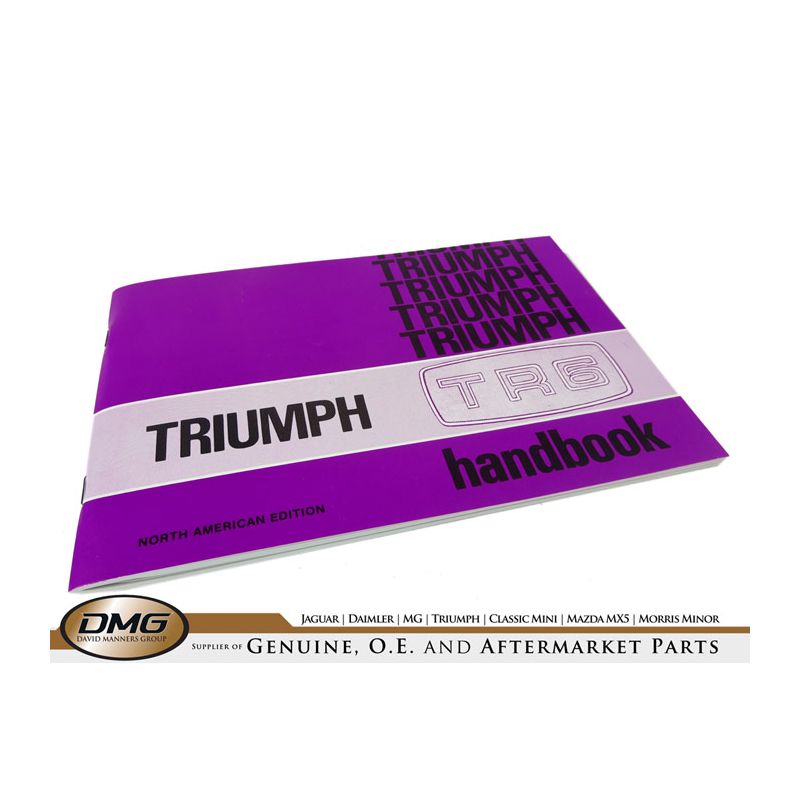 OWNERS HANDBOOK:  TR6 USA