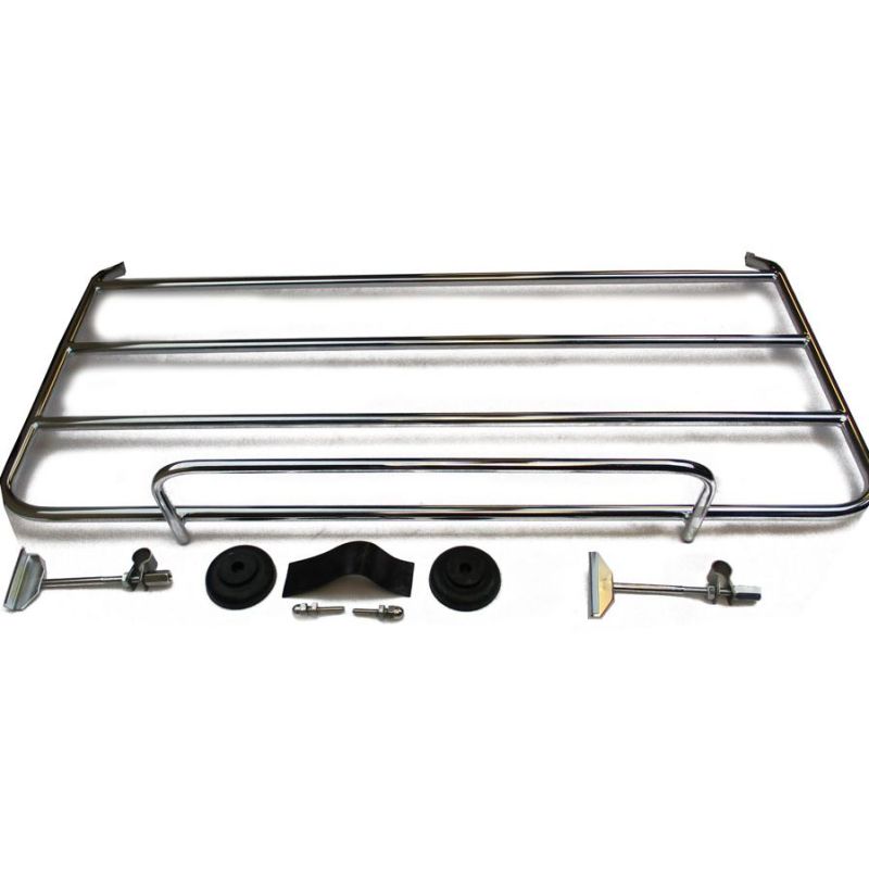 BOOT RACK CHROME:  TR2, TR3