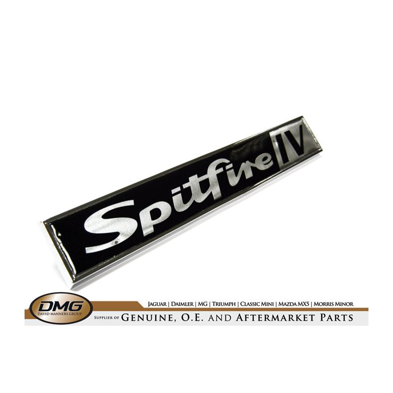 REAR WING BADGE:  SPITFIRE MKIV