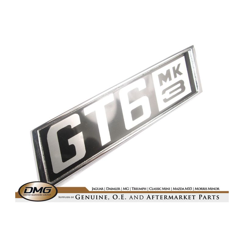 BONNET BADGE:  GT6 MKIII