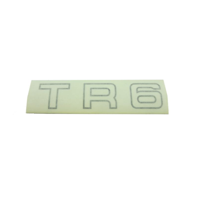 DECAL BLACK REAR:  TR6