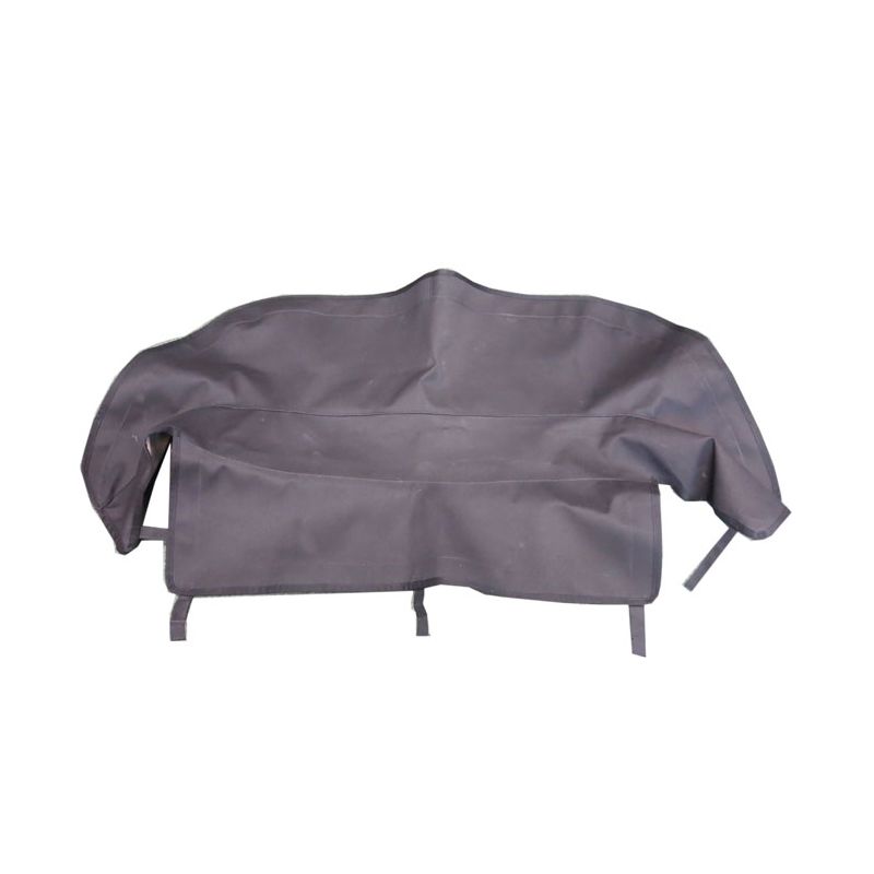 HOOD COVER (BLACK MOHAIR):  TR6