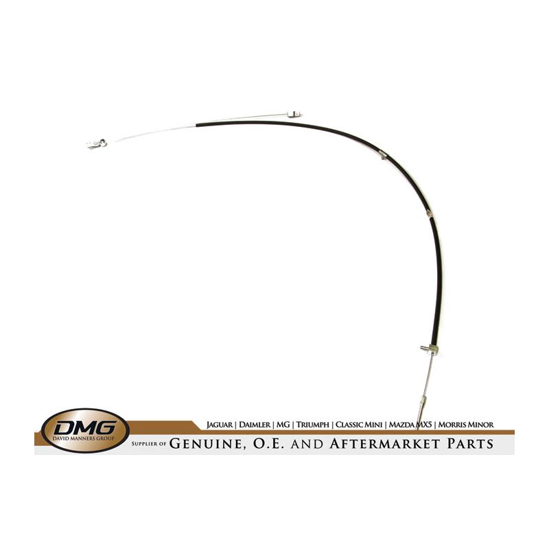 HANDBRAKE CABLE (STEEL WHEEL):  MGA, MGB ROADSTER 62-66