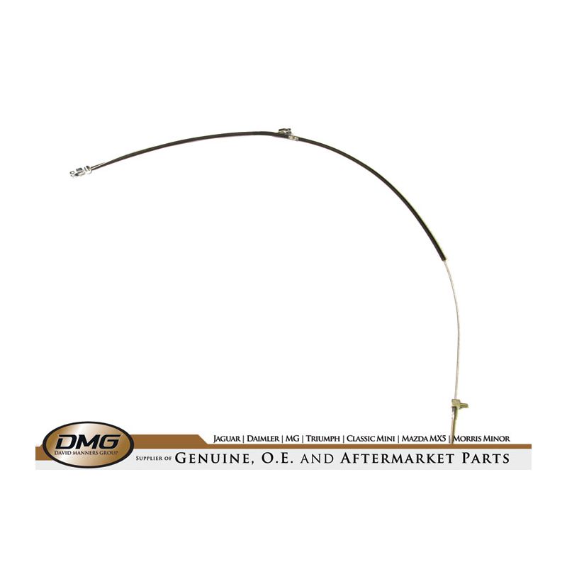 HANDBRAKE CABLE (STEEL WHEEL):  MGA, MGB ROADSTER 62-66