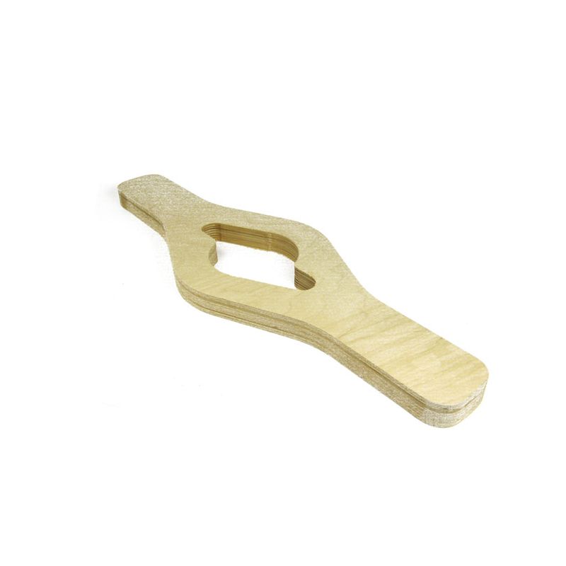 3.5" 2 EARED SPINNER SPANNER WOOD: VARIOUS