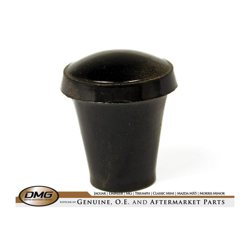 KNOB DOOR VENT BLACK:  MGB 62-74, MGC
