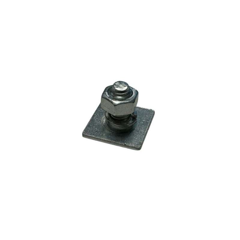WING MOULDING STUD PLATE:  MGB 62-80, S&M