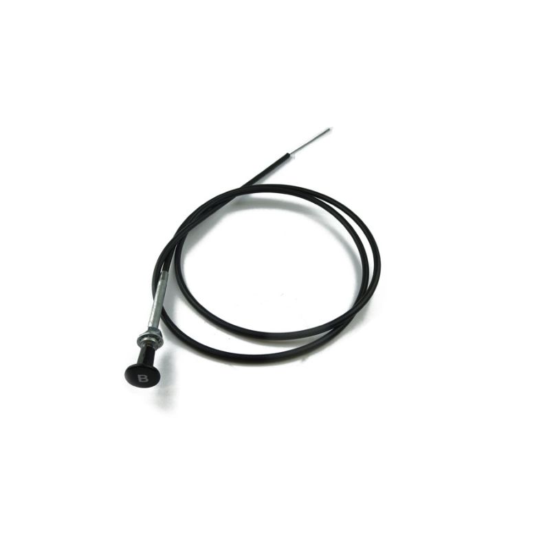 BONNET RELEASE CABLE (ROUND KNOB):  MGB